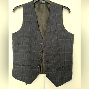 Blue Wool Vest